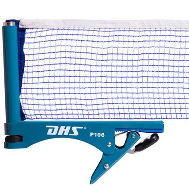 Сетка для настольного тенниса с клипсовым креплением DHS MT-P106, Синий