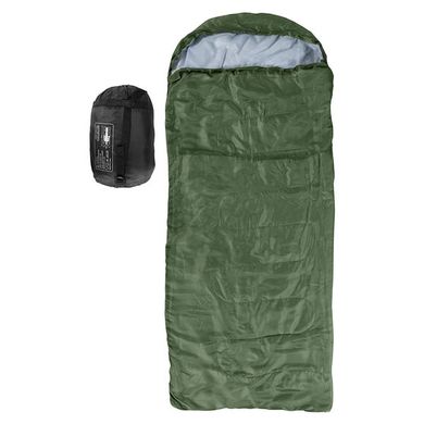 Спальник одеяло 250гр/м2 (220*85 см) S1007, Зелёный