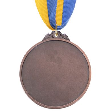 Награда медаль спортивная с лентой CELEBRITY d=65 мм C-3168, 3 место (бронза)