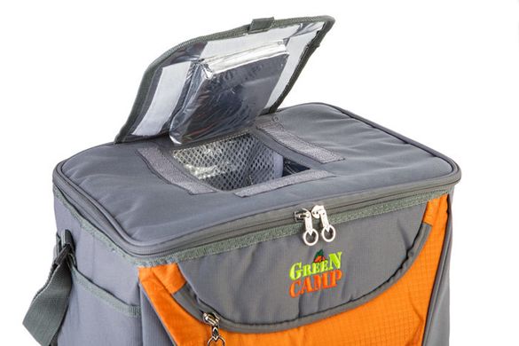 Термосумка сумка-холодильник Green Camp 15 л GC1410-3, Оранжевый