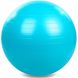 Мяч для фитнеса 85см (фитбол) гладкий сатин Zelart FI-1985-85, Голубой