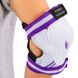 Защита для роликов (наколенники налокотники перчатки) HYPRO SK-6967, Бело-фиолетовый M (8-12 лет)
