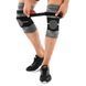 Наколенник бандаж эластичный с фиксирующим ремнем KNEE BRACE EZOUS A-07 размер L цвет серый-черный