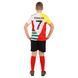 Форма футбольна дитяча RONALDO 7 Zelart CO-7366 розмір 20, зріст 125-130 колір білий-чорний