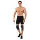Наколенник бандаж эластичный с фиксирующим ремнем KNEE BRACE EZOUS A-07 размер L цвет серый-черный