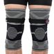 Наколенник бандаж эластичный с фиксирующим ремнем KNEE BRACE EZOUS A-07 размер M цвет серый-черный