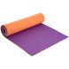 Каремат (коврик туристический) 10мм TY-3269, Оранжево-фиолетовый
