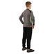 Форма вратарская детская свитер и штаны Zelart LB7533 размер 24, рост 130-140 цвет черный