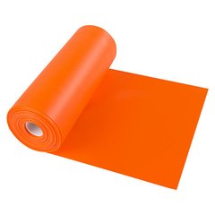 Лента эластичная для фитнеса и йоги (резинка спортивная) TPE 5,5мх150х0,45мм E415-55, Оранжевый