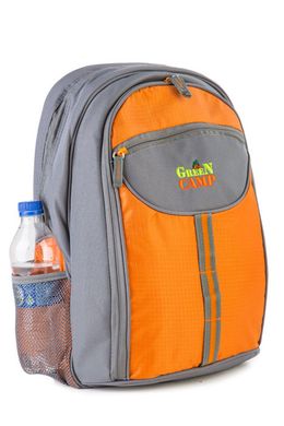 Термо-рюкзак для пикника Green Camp 4 персоны GC1442-3.03, серый