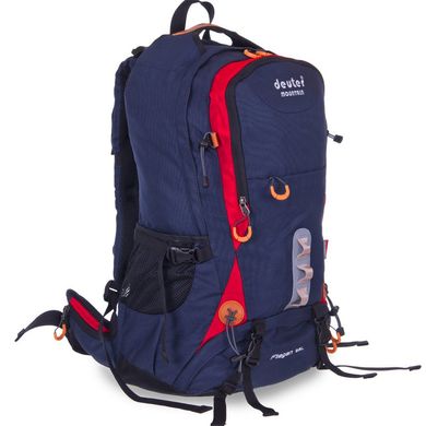 Туристический рюкзак 65 л с каркасной спинкой COLOR LIFE 701-C, Синий