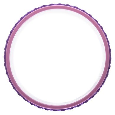 Фитнес колесо (кольцо для йоги) массажное (33х14см) FI-1749 Розово-фиолетовый