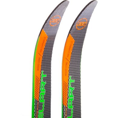 Лыжи беговые детские ZELART 130 см с палками 110 см SK-0881-130B, Оранжевый