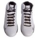 Кроссовки спортивные высокие бело-черные 3077-1, 41