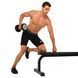 Гантель цельная профессиональная с полиуретановым покрытием TECHNOGYM TG-1834-12_5 1шт 12,5кг черный-серый