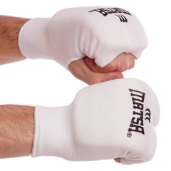 Перчатки накладки для карате MATSA белые MA-0009-W, L