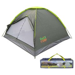 Туристическая трехместная палатка GreenCamp 1012