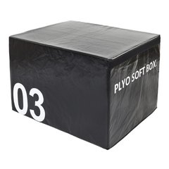 Бокс плиометрический тумба для кроссфита Плиобокс Soft plyometric box Zelart FI-5334-3 1шт 60см черный