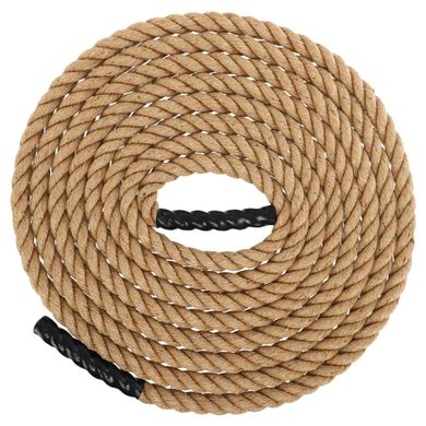 Канат для кроссфита Combat Battle Rope Zelart FI-0909-12 12м коричневый