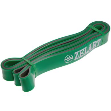 Резинка для подтягиваний двухслойная жесткость M FI-0911-6, Зеленый