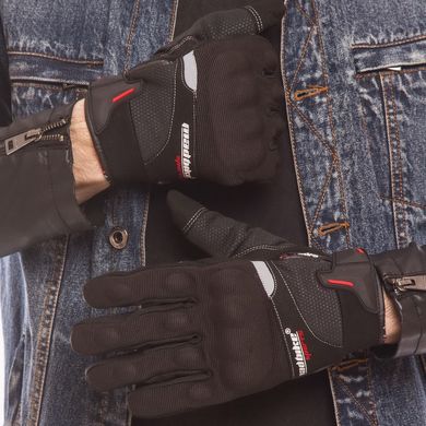 Мото перчатки MADBIKE черные MAD-14, L
