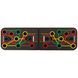 Доска для отжиманий с упорами 12в1 лежа Zelart FI-2311 60x18x2см черный