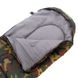 Спальник одеяло туристический с капюшоном 500г на м2 (200 х 70 см) SY-4062, Зелёный