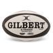 М'яч для регбі дитячий MINI GILBERT R-6585-7 розмір 1 білий-чорний