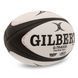 М'яч для регбі дитячий MINI GILBERT R-6585-7 розмір 1 білий-чорний