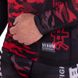 Компрессионный комплект лонгслив и штаны VENUM OKINAWA черно-красный 9504-9604, XXL