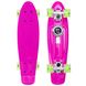 Скейтборд пластиковый Penny FISH 56 см со светящимися колесами SK-405, Розовый