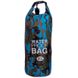 Гермомешок с плечевым ремнем Waterproof Bag 30л TY-6878-30, Синий камуфляж