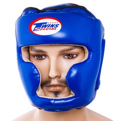 Шлем боксерский закрытый синий Flex TWINS TW475