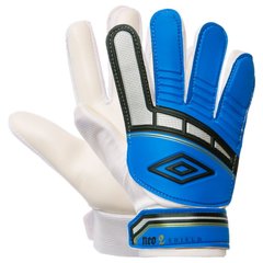 Футбольные перчатки юниорские сине-серые FB-838, 8