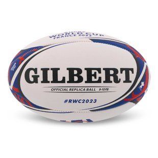 М'яч для регбі дитячий MIDI GILBERT R-6584-9 розмір 2 білий-чорний-червоний
