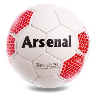 Мяч футбольный MATSA ARSENAL FB-0609 №5 PU красный-белый