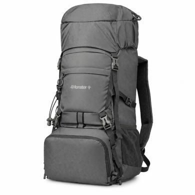 Рюкзак складний спортивний OUTDOOR FOLDING HIKING 4Monster T-FHB колір сірий