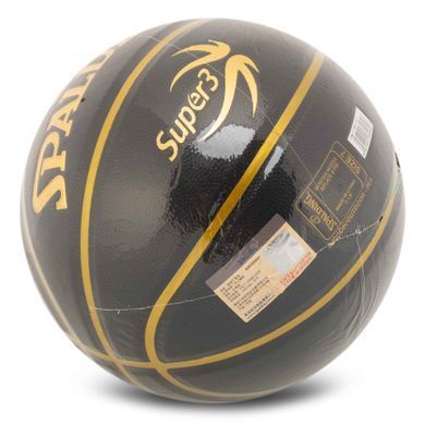 Мяч баскетбольный SPALDING SUPER3 77749Y цвет черный