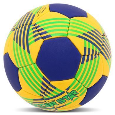 М'яч гандбольний SOCCER STAR HB-4527-3 розмір 3 жовтий-синій