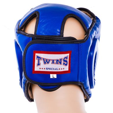 Шлем боксерский закрытый синий Flex TWINS TW475