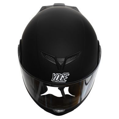 Мотошолом модуляр (flip-up) YOGE M-9404 розмір L (58-61) колір чорний