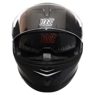 Мотошолом модуляр (flip-up) YOGE M-9404 розмір L (58-61) колір чорний