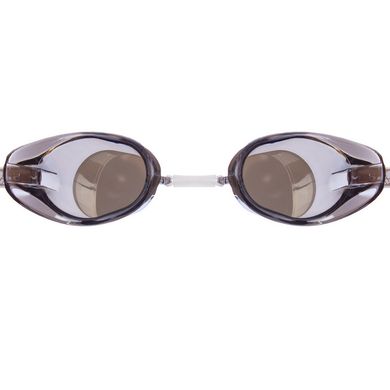 Стартовые очки для плавания зеркальные MadWave RACER SW MIRROR M045502, Серый