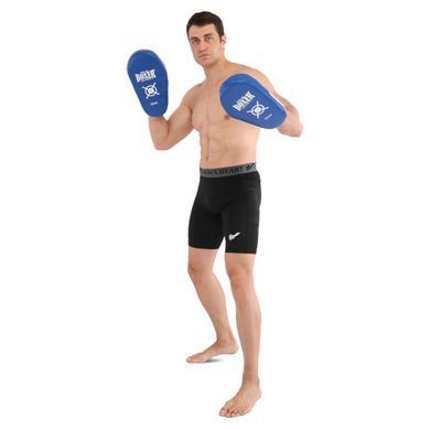 Лапа боксерская прямая тренировочная удлиненная Кожвинил BOXER NEW 2008-N цвет черный