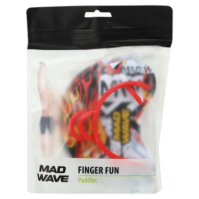 Лопатки на пальцы для плавания MadWave FINGER FUN M074303 цвет мультиколор