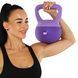 Гиря м'яка Zelart SOFT KETTLEBELL FI-0122-6 колір фіолетовий