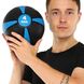 Медбол мяч медицинский Medicine Ball Zelart FI-5122-4 4кг черный-синий