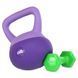 Гиря м'яка Zelart SOFT KETTLEBELL FI-0122-6 колір фіолетовий