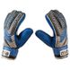 Вратарские перчатки Latex Foam MITRE синий GGMT-1, 6