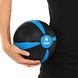 Медбол мяч медицинский Medicine Ball Zelart FI-5122-4 4кг черный-синий